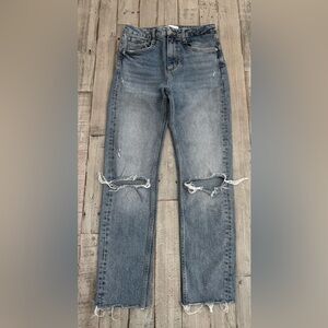 Zara Light Blue Denim Jeans